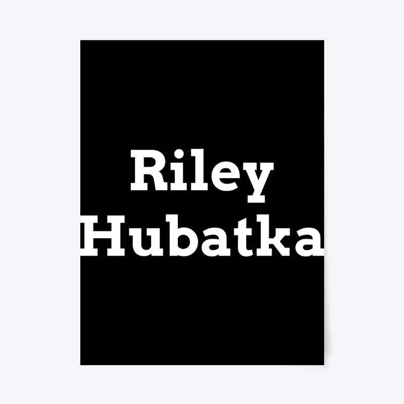 Riley Hubatka Merch Logo